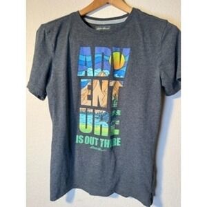 Eddie Bauer Kids Graphic T Shirt Adventure Outdoors‎ Gray Size L (14/16)
